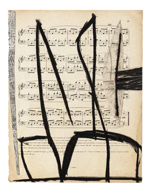 Musical Notes Mixed Media by Tommaso Cascella, 2009