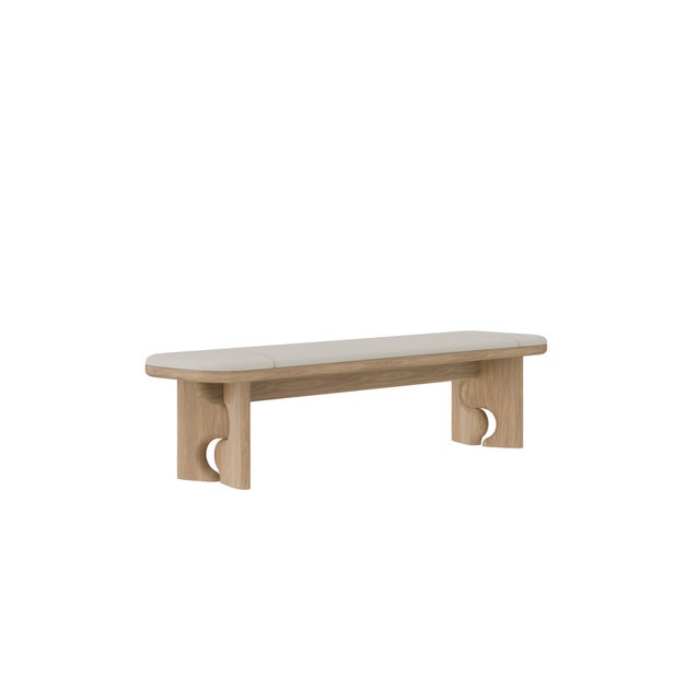 Portman Dining Bench by Wood Tailors For Sale - Image 11 of 12
