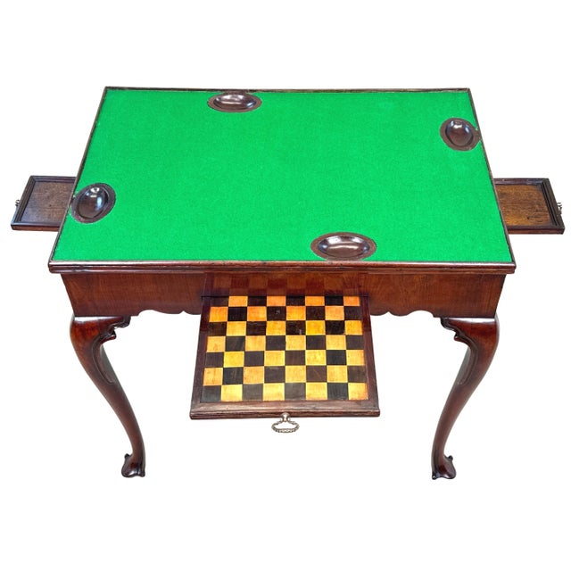 Mahogany Chess and Backgammon Games Table, 1735 For Sale - Image 4 of 18