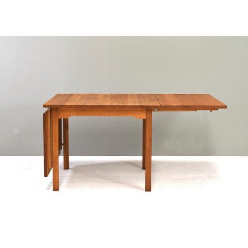 1970s Scandinavian Drop Leaf Dining Table in Oak, 1970s For Sale - Image 5 of 17
