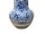 Oriental Pale Blue & White Porcelain Bulbous Shape Flower Vase For Sale - Image 16 of 17