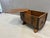 Wood Oak Barrel Form Storage Chest with Black Metal Straps, 1930s For Sale - Image 7 of 9