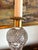 Glass Early 20th Century Wheel Cut Glass Candlestick Lamps - a Pair For Sale - Image 7 of 18