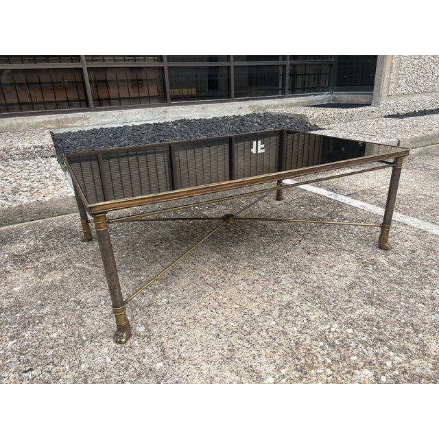 1940s 1940s Italian Neoclassical Style Bronze Cocktail Table For Sale - Image 5 of 11