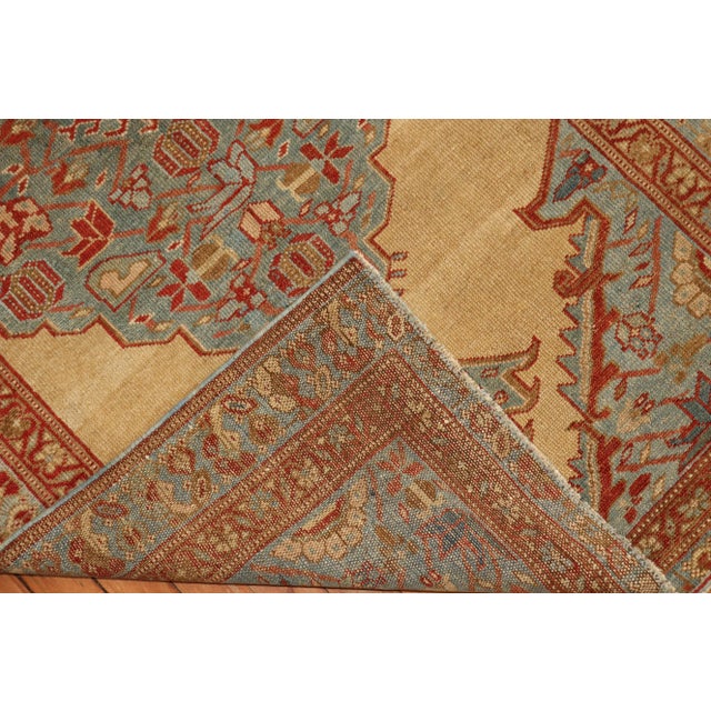 Khaki Khaki Antique Rug, 3'4'' X 5'4'' For Sale - Image 8 of 9