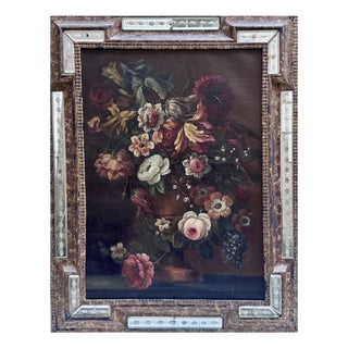 Unknown, Still Life with Flowers 1900, Oil on Canvas For Sale