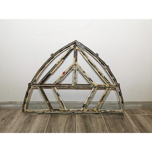 Vintage Metal Lattice Frame For Sale - Image 6 of 14