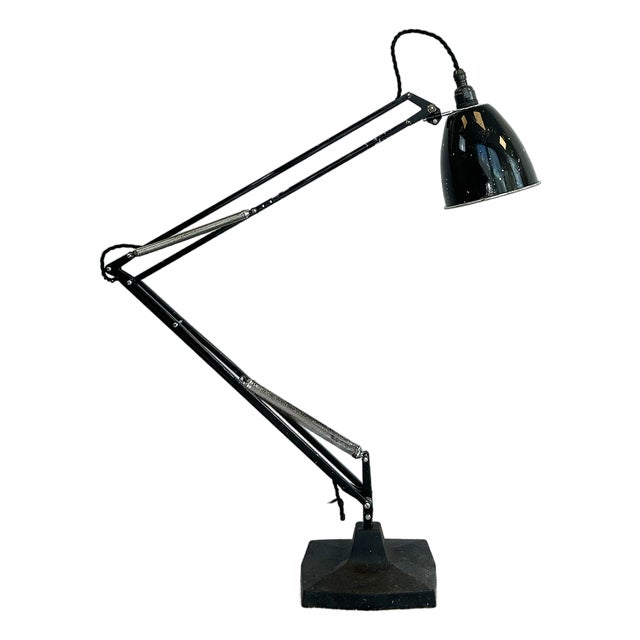 Black Model 1209 Anglepoise Desk Lamp by Herbert Terry, 1930s For Sale
