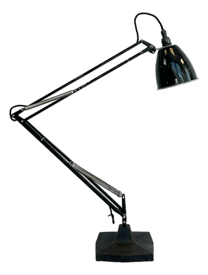 Black Model 1209 Anglepoise Desk Lamp by Herbert Terry, 1930s