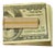 Late 20th Century Tiffany & Co Money Clip 18 KT Gold + Sterling Silver Estate For Sale