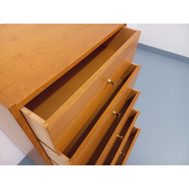 Vintage Oak Chest of Drawers, 1960s For Sale - Image 10 of 18