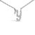 Embrace the elegance of personalization with this stunning 10K White gold pendant, delicately crafted into a flowing...