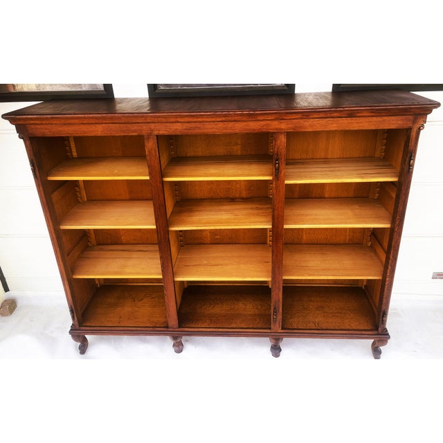 1960s Bookcase in Oak with Adjustable Shelves, 1950s For Sale - Image 5 of 18