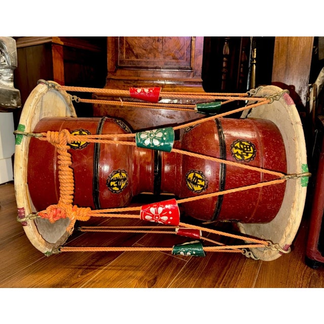 Antique Korean Janggu Drum For Sale In Los Angeles - Image 6 of 9