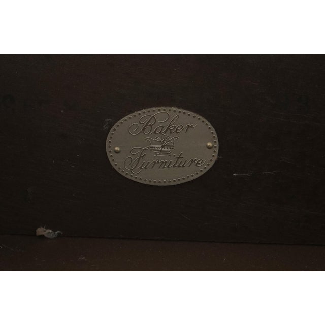 Baker Stately Homes Collection Mahogany Console Table For Sale - Image 15 of 15