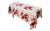 Vintage 1950s/60s Wilendur Red Royal Rose Rectangular Tablecloth, 52" X 68" For Sale - Image 11 of 11