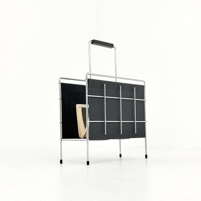 Rare original 1960s swedish lp & magazine rack by erik höglund a fantastic and extremely rare original 1960s magazine and...