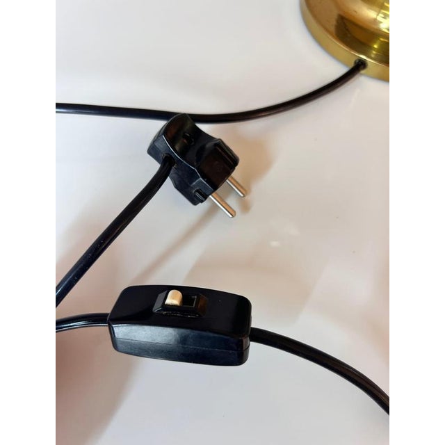 Table Lamp in Brass and Mouth-Blown Glass For Sale - Image 6 of 11