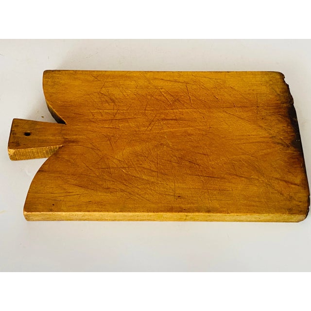 Brown 20th Century French Brown Wooden Chopping Board For Sale - Image 8 of 11
