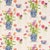 Sanderson Painter's Garden Fabric in Violet/ Crimson - a Sample For Sale