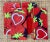 Textile Vintage 1970's Heart and Strawberry Printed Cloth Dinner Napkins -Set of 4 For Sale - Image 7 of 7