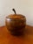 Mid-Century Modern 1960s Mid-Century Modern Solid Walnut Apple Ice Bucket With Silverplate Claw Tongs For Sale - Image 3 of 13