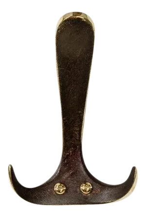 Carl Auböck Model #4982 Patinated Brass Hook