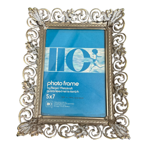 1970’s Original Ornate Metal Photo Frame 5x7