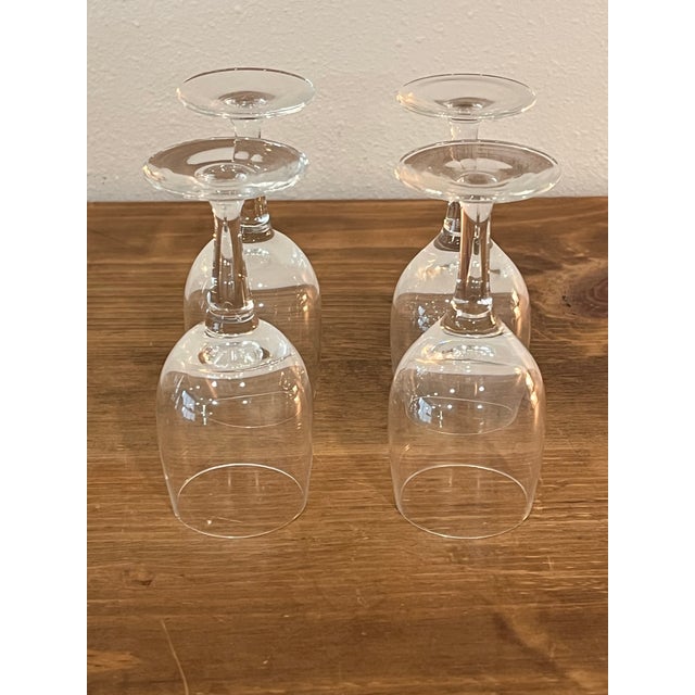 Vintage Cordial Glasses – Set of 4 Clear 3.75” Liqueur or Dessert Wine Glasses For Sale In Orlando - Image 6 of 9