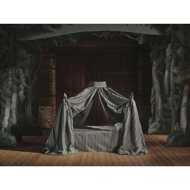 In a celebration of the sartorial stripe together with the frivolity of the sawtooth Giles`s design for Regency Aperigon...