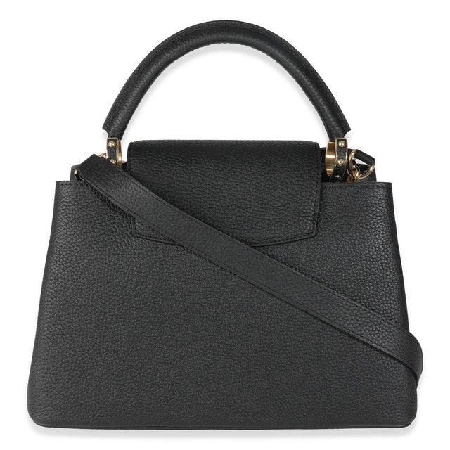 Louis Vuitton x TM Black Taurillon Capucines MM For Sale - Image 4 of 8