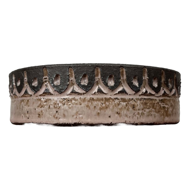 Mid-Century Modern Danish Studio Pottery Bowl from Lovemose, 1960s For Sale