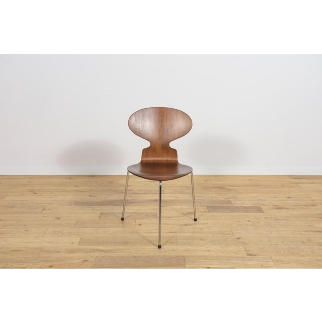 Mid-Century Model 3101 Ant Dining Chairs by Arne Jacobsen for Fritz Hansen, Denmark, 1970s, Set of 4 For Sale - Image 6 of 18
