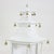 Pair of Vintage White Pagoda Tole Lantern Wall Sconces With Hanging Bells For Sale - Image 12 of 15