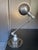 Authentic vintage Jieldé lamp with a 40cm arm Lamp completely stripped, brushed, and finished with a graphite patina Globe...