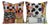 Silk Ikat Velvet Pillow Cover 19'' X 20'' - Set of Two For Sale