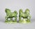 Plastic Early 20th Century Pair of Vintage Chinese Foo Dog Statues in Jade Color For Sale - Image 7 of 8