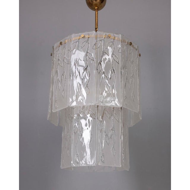 Vintage Italian Murano Glass Chandelier, 1960s For Sale - Image 4 of 11