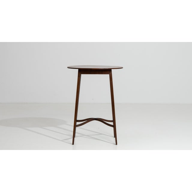 Wood 19th Century English Mahogany Side Table With Slim Profile 19th Century For Sale - Image 7 of 12