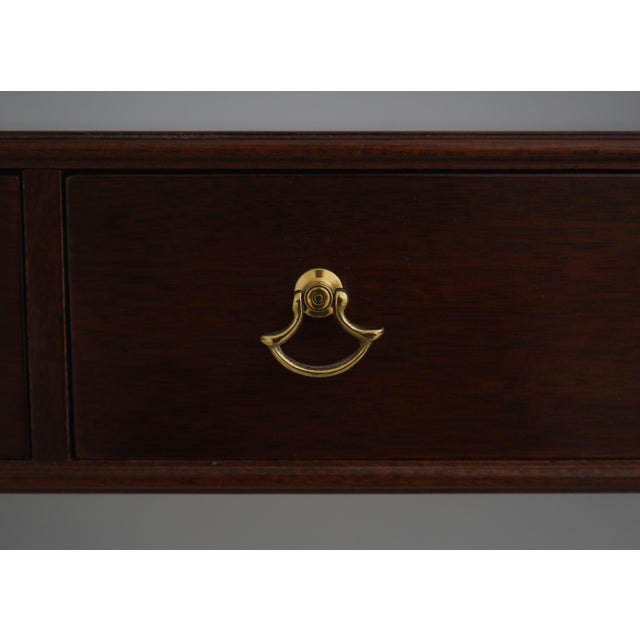 Wood Stickley Colonial Williamsburg Mahogany What Not Shelf For Sale - Image 7 of 17