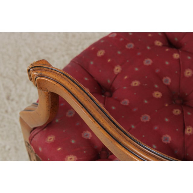 Vintage Mahogany Federal Style Spiderback Armchair For Sale - Image 12 of 16