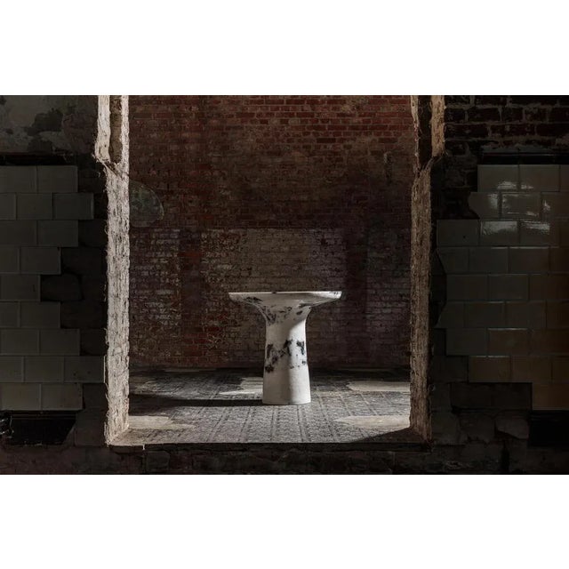 Contemporary Marbled Salts Dining Table by Roxane Lahidji For Sale - Image 3 of 13