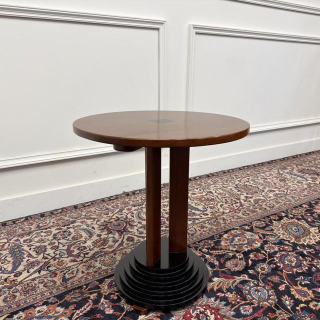 Art Deco Side Table in Teak For Sale - Image 5 of 7