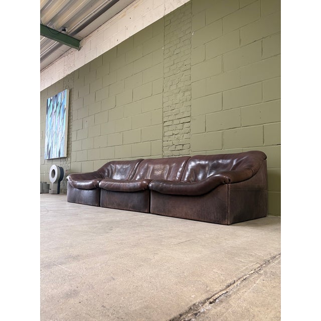 Model DS-46 in Black-Brown Neck Leather from de Sede, Switzerland, 1976, Set of 6 For Sale - Image 9 of 18