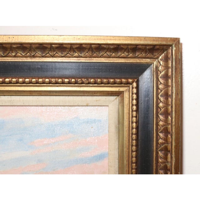 Vintage R. Emmett Owen Farm Land Landscape Abstract Expressionism Oil Painting For Sale - Image 11 of 12