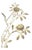 Hand‑Painted Black Gold Chinoiserie Wall Panel, Floral & Bird Motifs For Sale