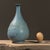 Vintage Long Neck Mid Century Volcanic Glaze Blue Vase by William C. Alexander, Signed For Sale - Image 4 of 7