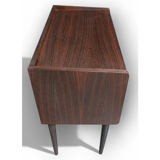 Mid-Century Modern 1950s Rosewood Nightstand For Sale - Image 3 of 5