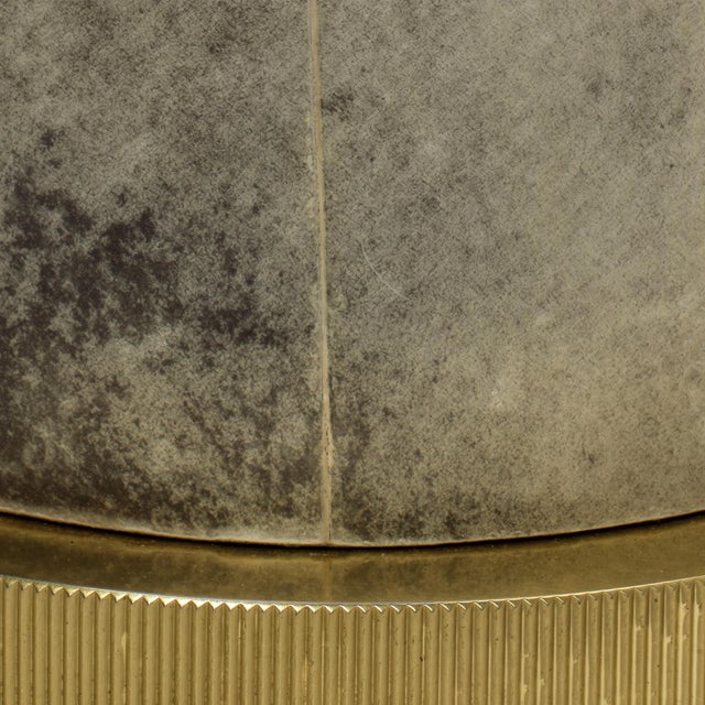 Jamie Young Rivet Table Lamp, Grey Vellum For Sale - Image 4 of 6