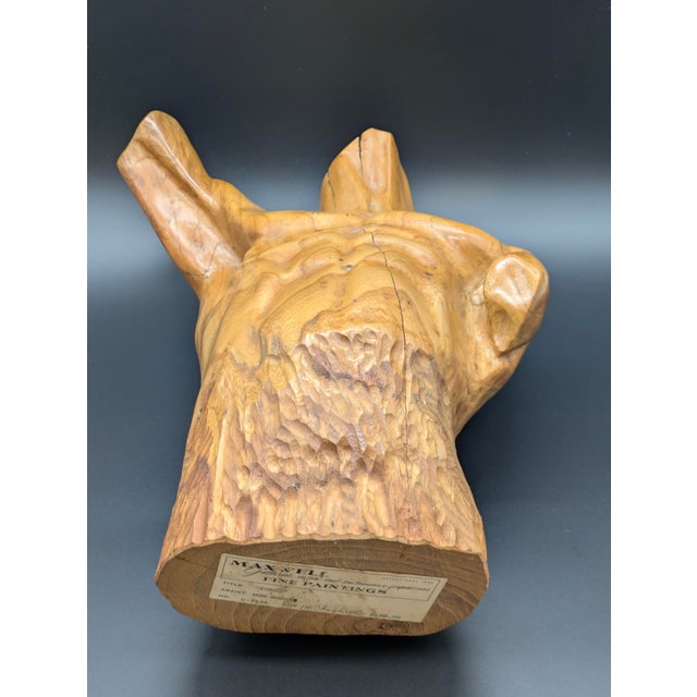 1970s Hand-Carved Teak Sculpture: "Torso" by Don Homan For Sale - Image 9 of 10